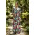Vestido Longo Jaciara Viscose Estampa Floresce