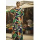 Vestido Longo Jaciara Viscose Estampa Brisa do Mar