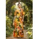 Vestido Longo Jaciara Viscose Estampa Flowers & Tucanos