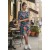 Vestido Curto Kaolin Viscose Estampa Explosão Floral