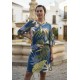 Vestido Curto Kaolin Viscose Estampa Brisa Botânica