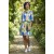 Vestido Curto Kaolin Viscose Estampa Selva Urbana
