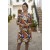 Vestido Curto Kaolin Viscose Estampa Cores Vibrante