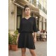 Vestido Curto Kaolin Viscose Preto
