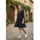 Vestido Curto Kaolin Viscose Preto