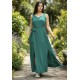 Vestido Longo Iúna Viscose Verde