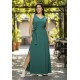 Vestido Longo Iúna Viscose Verde
