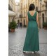 Vestido Longo Iúna Viscose Verde