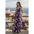 Vestido Longo Iúna Viscose Estampa Pétalas ao Vento