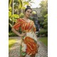 Vestido Curto Viscose Rodado Estampa Jardim do Sol