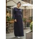 Vestido Longo Ipanema Malha Manga Longa Preto