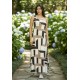 Vestido Longo Jandira Ombro Nu Fenda Lateral Estampa Igaci