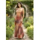 Vestido Longo Jandira Ombro Nu Fenda Lateral Tramas do Sol