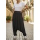 Calça Saruel Iracema Malha Preta