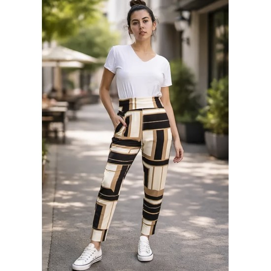 Calça Saruel Malha com Bolso Estampa Igaci