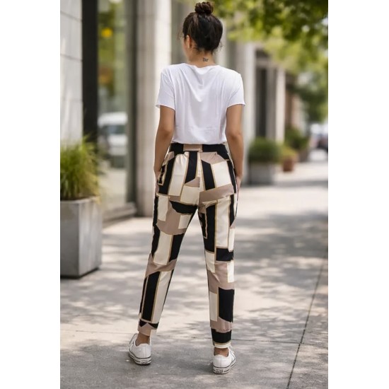 Calça Saruel Malha com Bolso Estampa Igaci