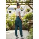 Calça Saruel Malha com Bolso na Frente Verde