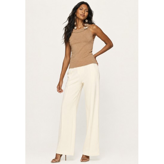 Blusa Regata Potira Malha Castanha Sapucaia