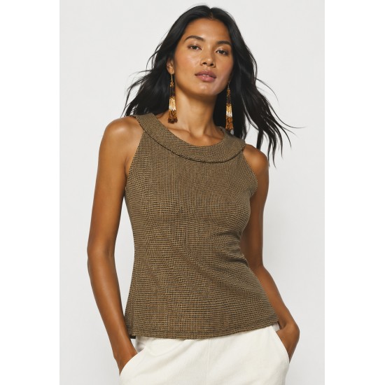 Blusa Regata Potira Malha Bronze Jatobá