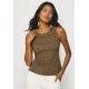 Blusa Regata Potira Malha Bronze Jatobá