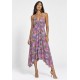 Vestido Pairari Viscose Estampa Jardim de Arumã