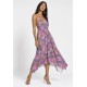 Vestido Pairari Viscose Estampa Jardim de Arumã