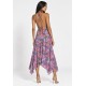 Vestido Pairari Viscose Estampa Jardim de Arumã