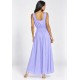Vestido Midi Viscose Regata Amanari Névoa de Lavanda