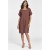 Vestido Curto Linho com Viscose com Bolso Cacau Rosé