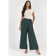 Calça Transpasse Nadi Pantalona Verde Musgo