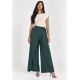 Calça Transpasse Nadi Pantalona Verde Musgo