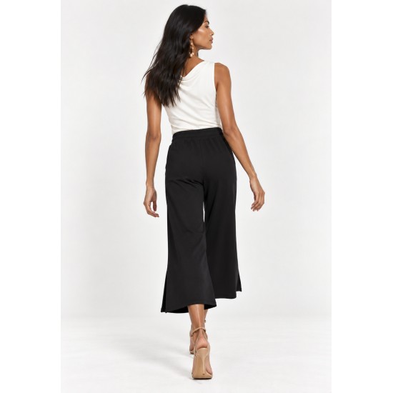 Calça Pantacourt Malha Preta