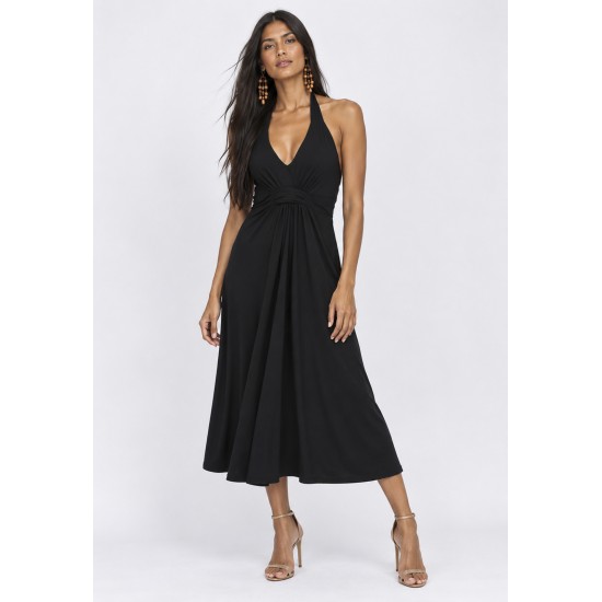 Vestido Midi Mamirauá Malha Preto