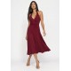 Vestido Midi Mamirauá Malha Bordô