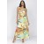 Vestido Midi Plano Estampa Samba das Cores