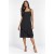 Vestido Curto Viscose Regata Alça Tripla Preto
