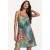 Vestido Curto Mayara Regata Viscose Estampa Voo da Floresta
