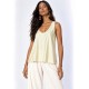 Blusa Regata Arapari Viscose Amarelo Murici