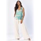 Blusa Regata Arapari Viscose Estampa Águas de Anavilhanas