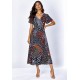 Vestido Bacajá Viscose Estampa Araras em Flor