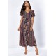 Vestido Bacajá Viscose Estampa Canto do Uirapuru