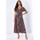 Vestido Bacajá Viscose Estampa Canto do Uirapuru