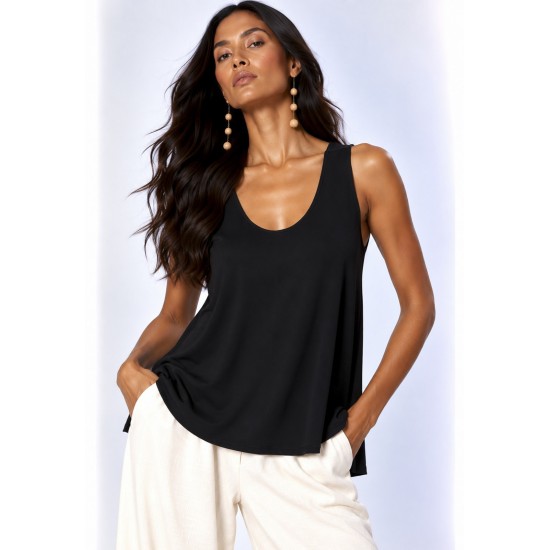 Blusa Regata Arapari Viscose Preta
