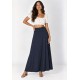 Saia Longa Malha SAZ Azul Marinho