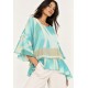 Blusa Ampla Cascata Estampa Águas de Anavilhanas
