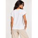 Blusa Aruá Malha Off White Estampa Olhar de Bichano