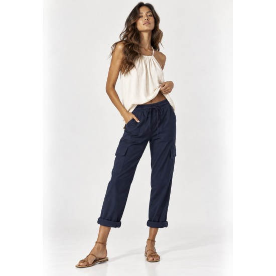 Calça Cargo Mamirauá Algodão Azul Marinho