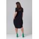 Vestido Curto Malha Amplo Always Preto