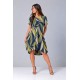 Vestido Curto Malha Amplo Always Selva Azul 