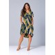 Vestido Curto Malha Amplo Always Selva Azul 